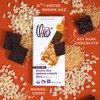 Theo Chocolate Brown Rice Quinoa Crunch Organic Dark Chocolate Bar,
