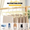Jiang&Rong 30-Pack Velvet Pants Hangers, Space Saving Slim and Ultra-Thin
