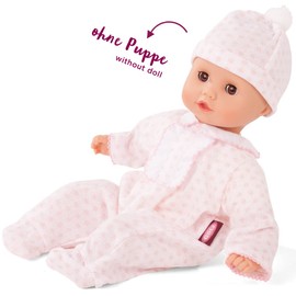 Götz 3402160 Strampler Blümchen - Puppenbekleidung Gr. S - 2-teiliges Bekleidungs- und Zubehörset für Babypuppen von 30 - 33 cm