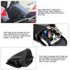 Carbon Fiber Style Motorcycle Tail Bag Waterproof Motorbike Rear Seat