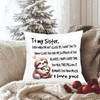 JWVK to My Sister Gifts Pillow Covers 18x18, Sisters Gifts