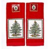 Spode Christmas Tree Kitchen Towel - Set of 2 (Red