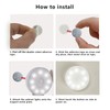 LAVAED 4 Pack Motion Sensor Puck Lights Indoor LED Closet