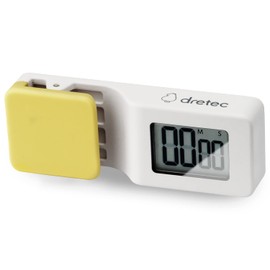 dretec Clip Timer, Study Timer, Magnet, Yellow