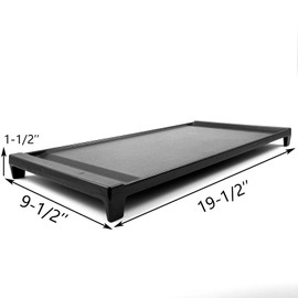 C738 Cast Iron Griddle, Griddle Pan, Free Standing Range Center Griddle Flat Top Pan for GE Appliance Gas Range Part, Gas Stove Top Griddle Compatible With GE Gas Stove Top Parts Gas Grill WB31X24738