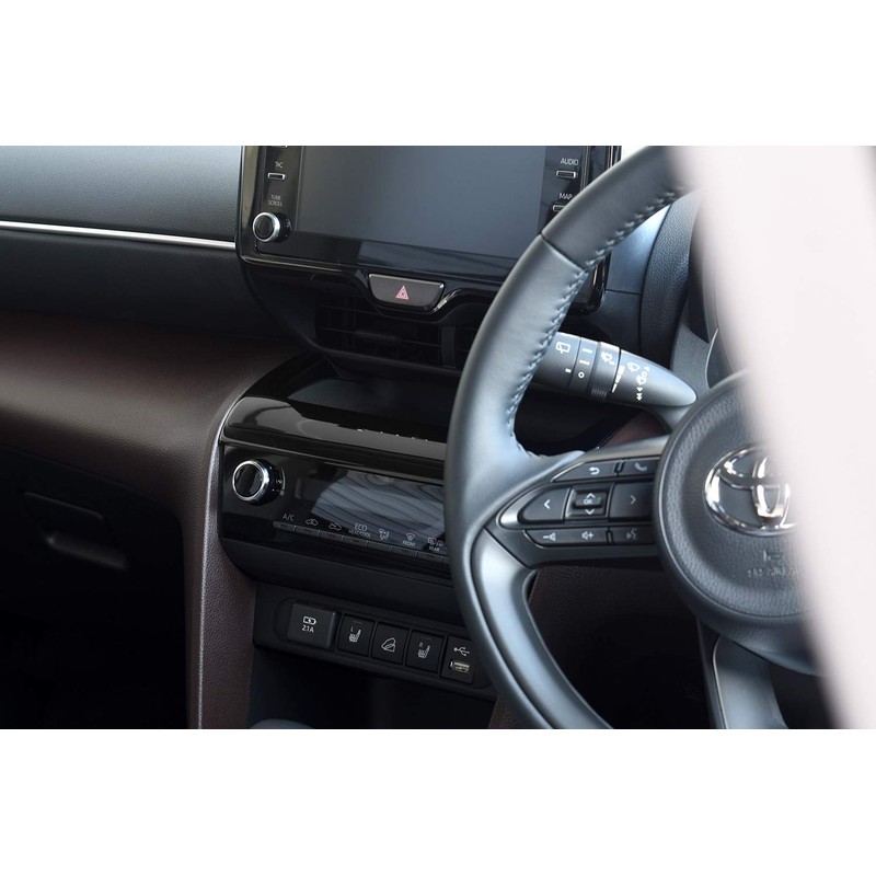 SecondStage Toyota Yaris Cross Center Garnish Piano Black / T560BLK