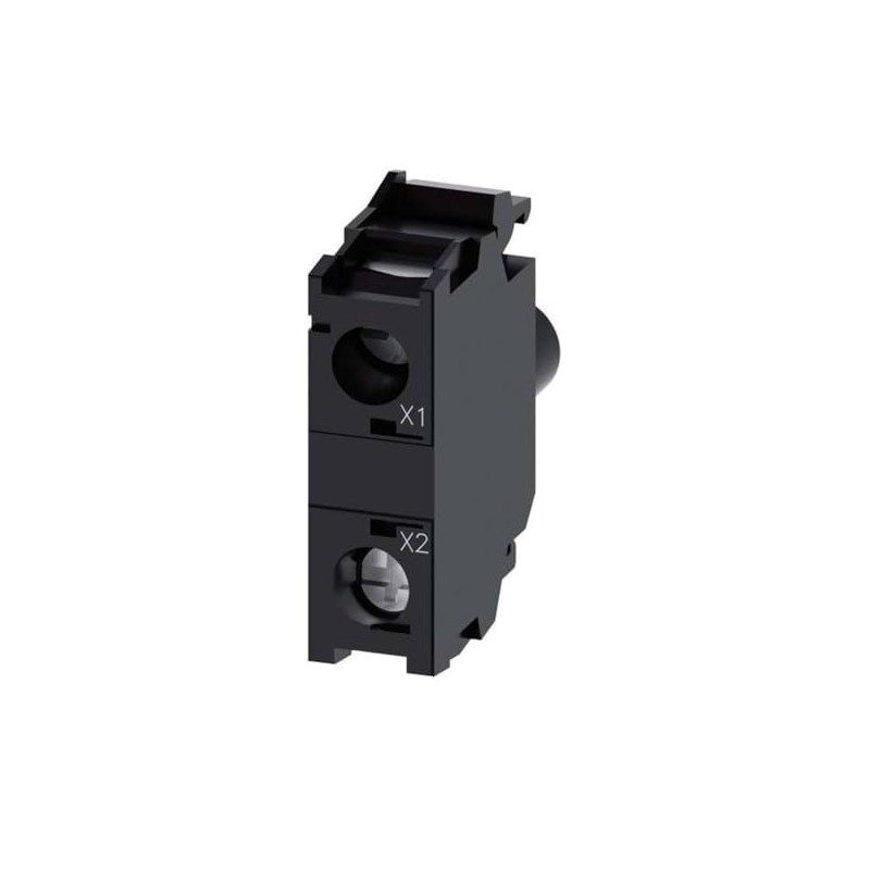 Siemens 3SU1401-1BB60-1AA0 Module with Integrated LED 24V AC/DC, White, Screw