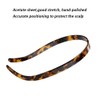 Leopard Print Acetate Hair Claw Clip for Women, Non-Slip Fine