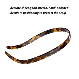 Leopard Print Acetate Hair Claw Clip for Women, Non-Slip Fine Tooth Hair Claw with High Crown Effect, Fashion Hair Accessories for Women (tortoise, A)