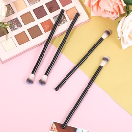 4 Pcs Lash Cleaning Brush, Fluffy Eyelash Shampoo Brushes Set for Eyelash Extensions, Gentle Cleansing Makeup Removal, Soft Wash Applicators for Lash Bath, Eyeshadow Extension Care