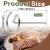 80-Pack 1.75-Inch Reusable Stainless Steel Mini Skewers Suitable for Grills