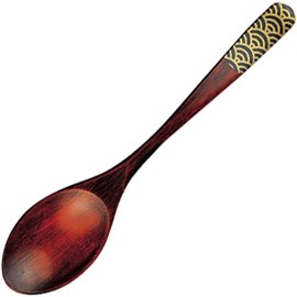 Pro Player Lacquer curry spoon 17.5 cm Seigaiha Blue 831175