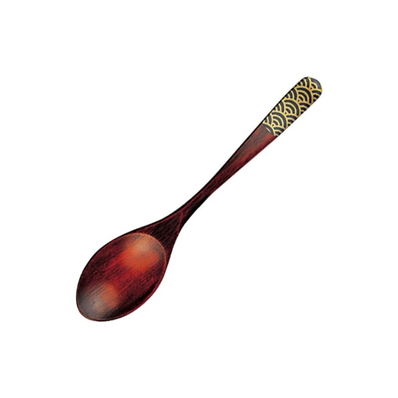 Pro Player Lacquer curry spoon 17.5 cm Seigaiha Blue 831175