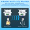 XUK Remote Control Outlet Wireless Light Switch, 220V/10A, Long Range