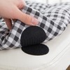 Anti-Slip Velcro Mat for Sofa Bed Mattresses 5P White 6ea