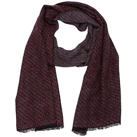 Hechter Paris Men's Woven Scarf, Red, Normal, red