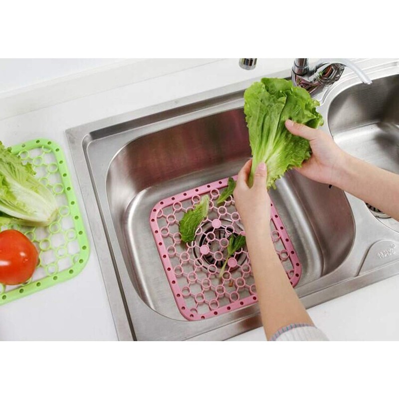 Sink Mat, PP Plastic Large Sink Protector Mat, Practical Dish