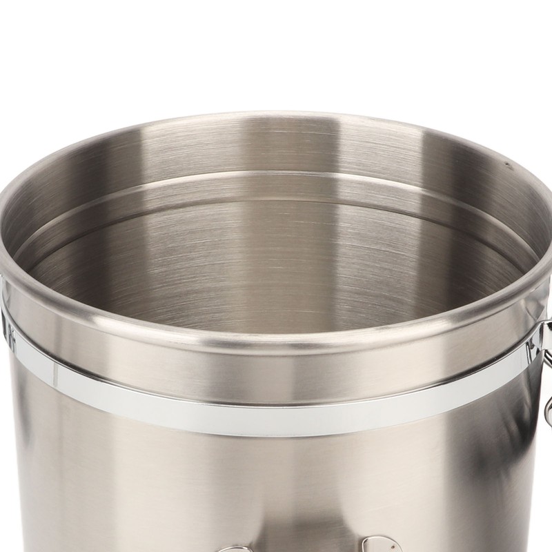 Airtight Stainless Steel Coffee Bean Container Coffee Canister Kitchen Food