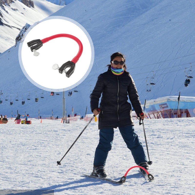 Garneck Ski Tip Connector Professional Prime Latex Durable Ski Training