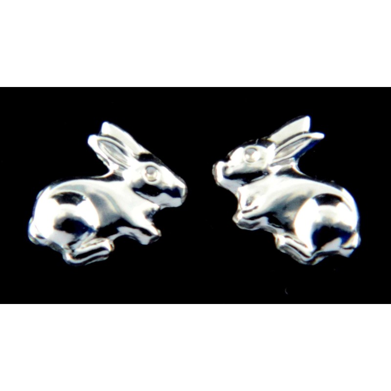 Arranview Jewellery Rabbit Stud Earring - 925 Sterling Silver