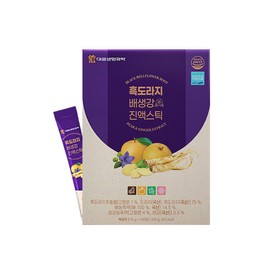 Daewoong Life Science Domestic black bellflower pear ginger essence stick healthy for the whole family 100 packets / 국내산 흑도라지 배 생강 진액 스틱 온가족 건강 100포
