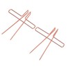 10pcs Book Page Clip Electroplated Stainless Steel Piano Sheet Book