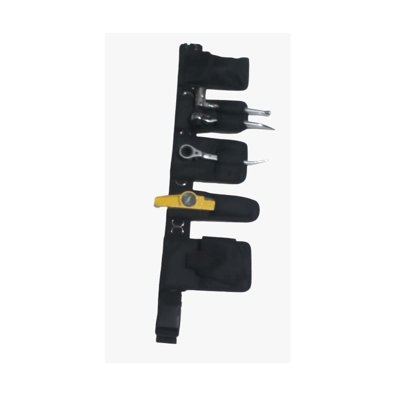 Scaffolding Nylon Black Tool Belt.- 8 Toolset in 1 Belt