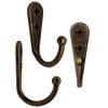 Fuxxer® 10 x Classic Metal Hooks Wall Hooks Antique Cast