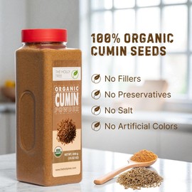 Organic Cumin Powder 15.52 oz – Ground Cumin for Cooking & Seasoning – USDA Organic, Gluten Free, Non-GMO, Kosher – The Holly Tree
