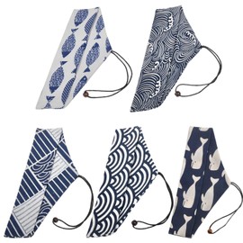 fogman Chopsticks Bag, Cloths, Children, Elementary School Students, Chopsticks Holder, Cutlery Pouch, Chopsticks Case, Set of 5, A set