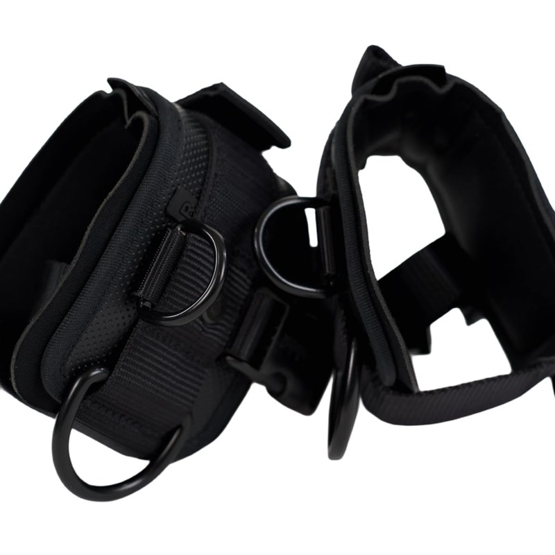 Monkey Power GRILLETES Polainas Ultra para POLEA Gym (Negro Ultra)