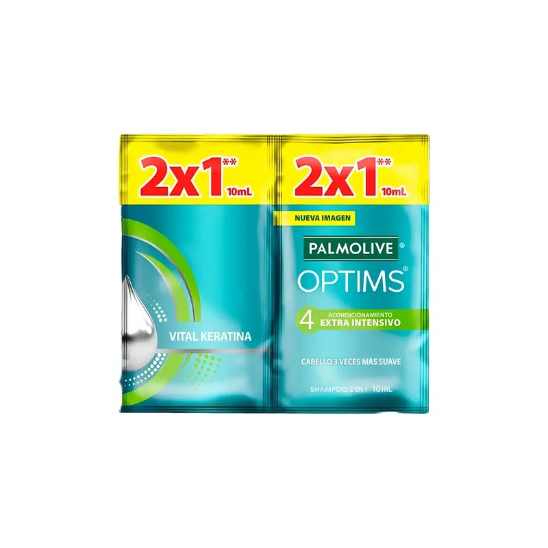 Shampoo Hotelero 1000 Piezas 10ml. Palmolive Optims