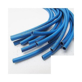 Heat Shrink Tube - 2:1 Ratio Shrinkable Tubing Lot (Bulk Lots) 1/4" Inch (6mm) Sample: Three 8-Inch Pieces Blue Adhesive Lined Heat Wire Shrinkable Tube Marine Shrink Tubing