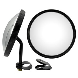 5.7 Inch Convex Round Mirror Blind Spot For Isuzu Mitsubishi Fuso Truck Bus Atv Utv Tractor Room Adjustable Bracket
