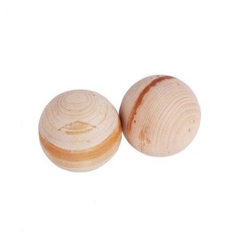 2 pure cypress 5cm self-massage balls, 1 set acupressure ball tool solid wood ball