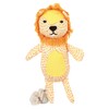 Plush Lion Rope and Squeaker Toy – Sustainable Dog Toy,