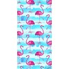Miracle Home. Flamingo Microfibre Towel, 100% Polyester, 75 x 145