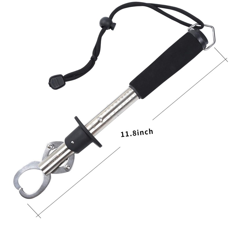 Entsport Fish Lip Gripper Fish Scales Professional Fish Holder Stainless