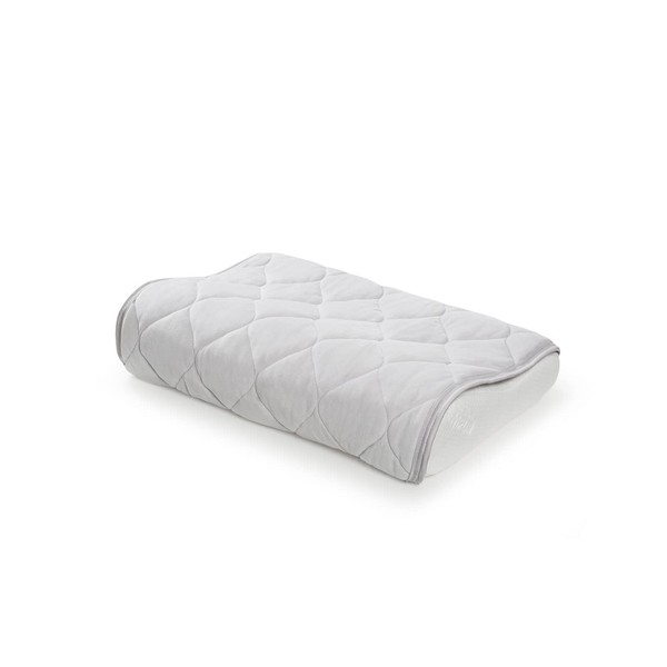 Tempur 73014217 Pillowcase, Gray, Approx. 19.7 x 19.7 inches (50 x 50 cm), For Original Millennium Sonata Ease Support Pillow, Reversible Pad, Cool & Warm, Double-Sided Pillow Pad