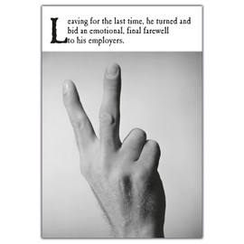 On The Ceiling, Sorry you're Leaving Card, Sorry to see you Go, Good bye & Good Luck