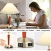 Touch Bedside Table Lamp - Modern Small Lamp for Bedroom