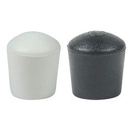 Lifeswonderful - 4 pcs Domed Furniture Feet - Ideal for Tables, Chairs etc - Available in Many Sizes & Colours (22mm, White)