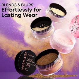 Wet n Wild Photo Focus Polvo Traslúcido Suelto, Acabado Suave, Vegano, Sin Parabenos, Efecto Mate, Larga Duración, Fijador de Maquillaje Ligero para Base, Corrector y Rubor, Anti Flash en Fotos, Maquillaje duradero, Reduce Brillo