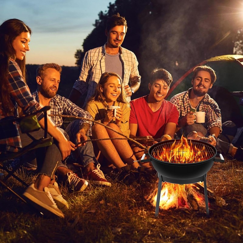 Camping Grill Tripod, Open Fire Cooking Equipment, Campfire Grill Tripod,