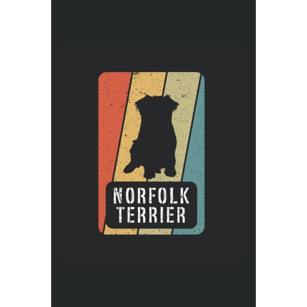 Norfolk terrier: Ruled Notebook dogs Diary Gift Idea dog