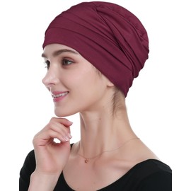 Alnorm Soft Headwear for Women Dark Burgundy