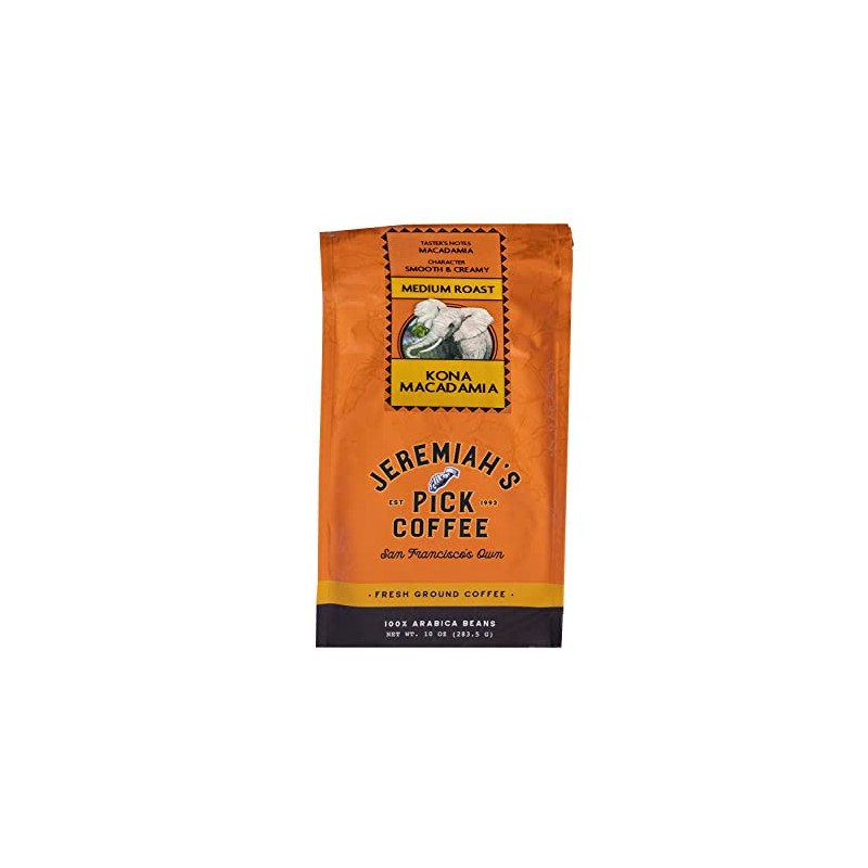 Kona Macadamia Nut - Ground Coffee for Drip - 10oz,