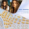 40pcs Adjustable Alloy Hair Clips and Rings for Braids