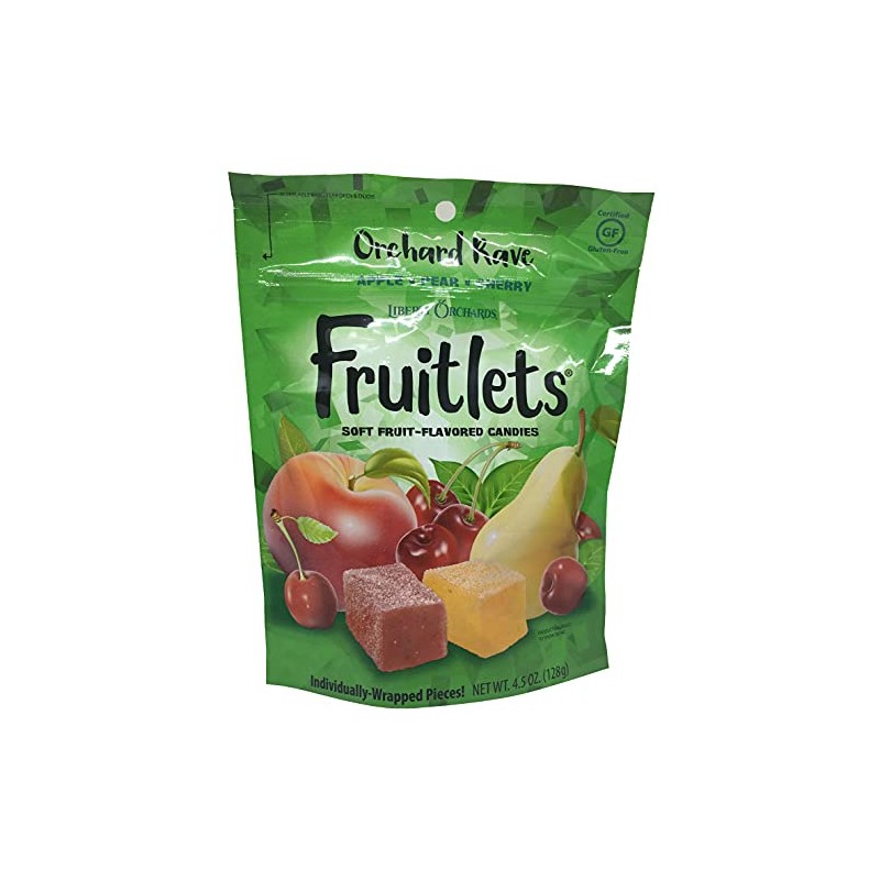 Liberty Orchard Fruitlets Soft Fruit Candies 4.5 oz (Orchard Rave)