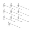 Saki&Masa Panel Hooks, Mesh Racks, Fixtures, Metal Racks, Displays, Fixtures,